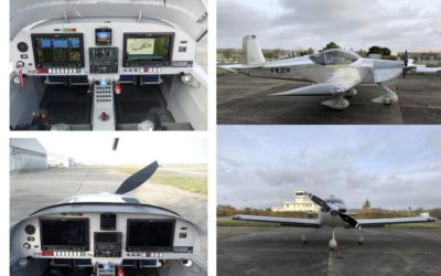 Le RV14 d’Eric prend son envol…