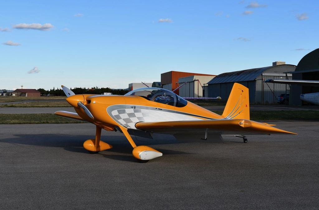 Le RV7 de Nicolas revient de peinture…