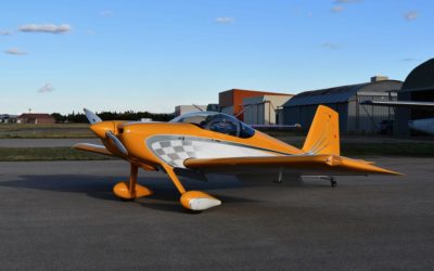 Le RV7 de Nicolas revient de peinture…