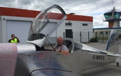 1er vol d’Alain et son RV7 F-PRVZ