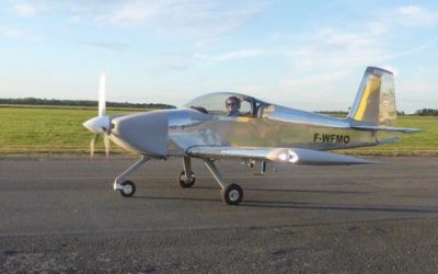 1er vol de Félis et de son RV7A F-PFMO